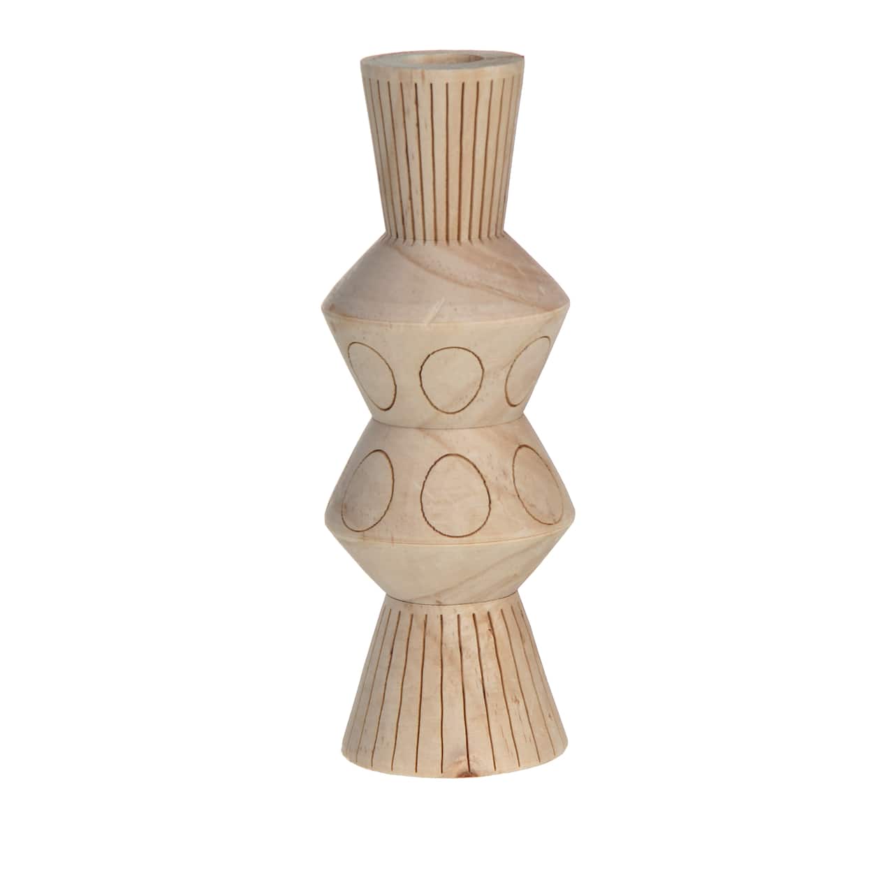 Jonathan Adler x Michaels 6.75" Geometric Bowtie DIY Tiered Pinewood Vase